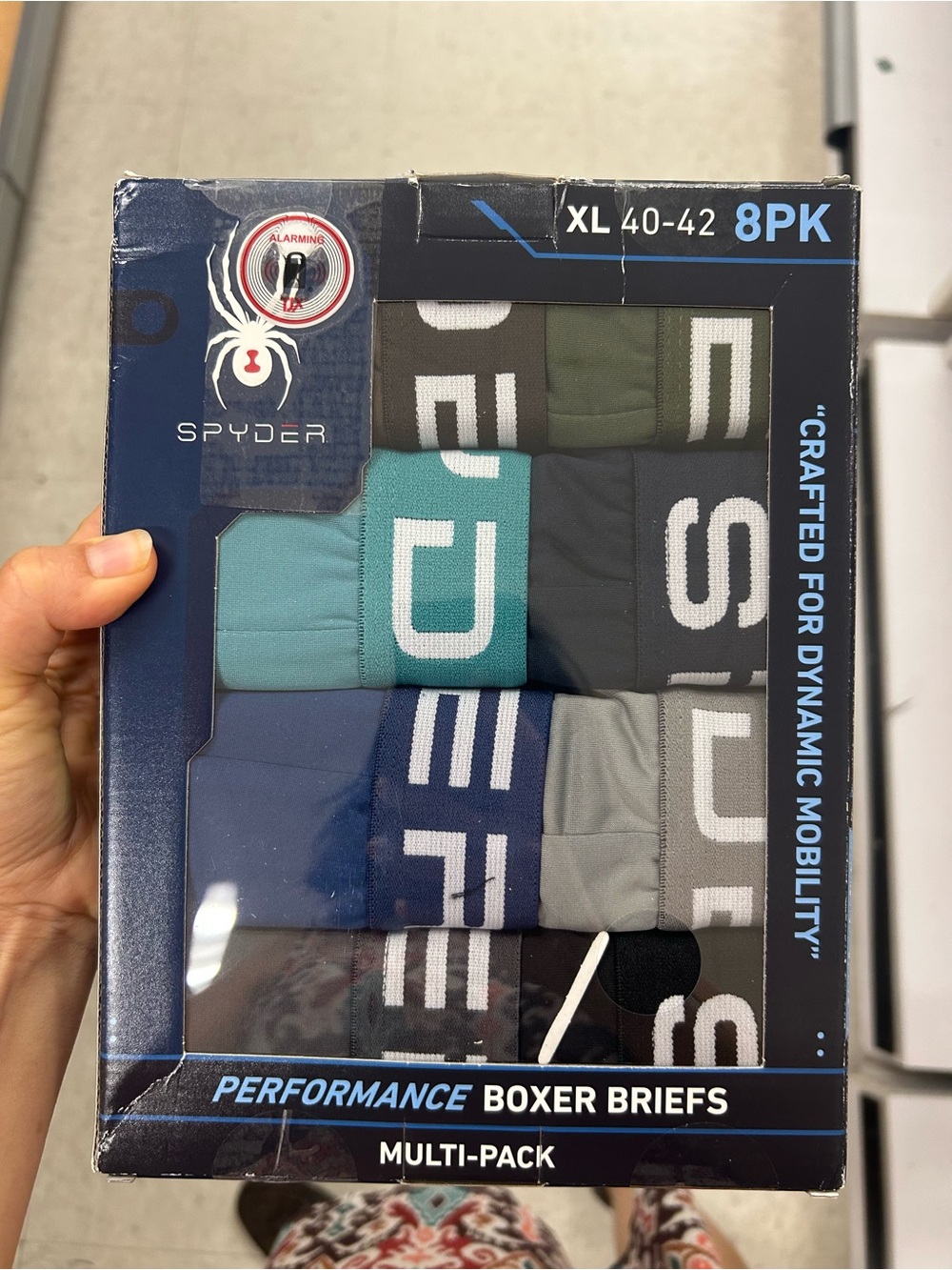 NWT Spyder men’s performance boxer briefs 8 pack